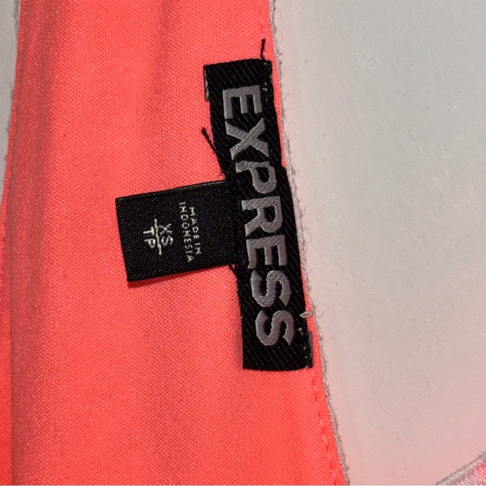 Express Pink Geometric Print Racerback Mini Dress XS - Picture 3 of 9